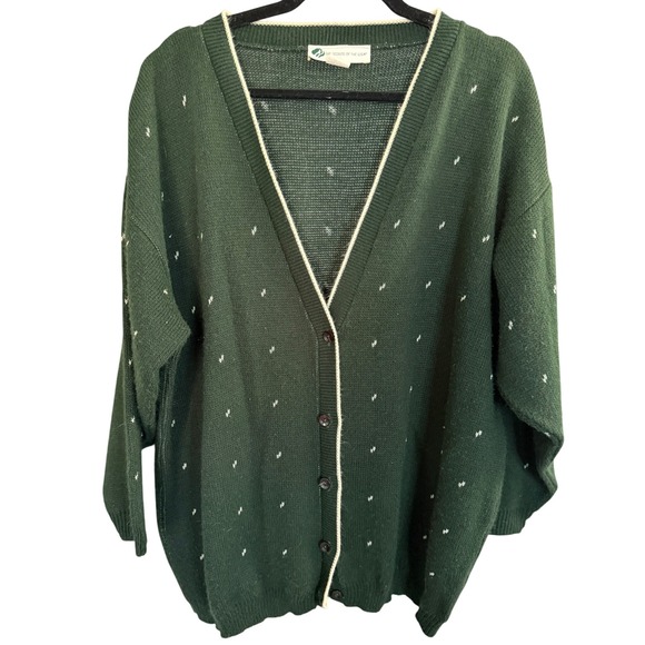 Girls Scouts of the USA Sweaters - VTG Girls Scouts of the USA Sweater Womens 2X Green Oversized‎ Cozy Warm Grandma